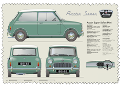 Austin Super Seven 1961-62 Glass Cleaning Cloth
